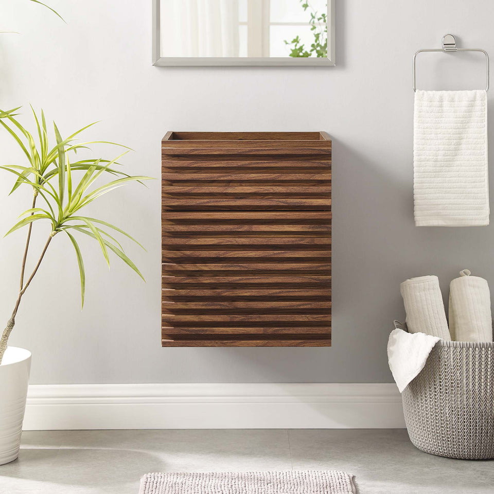 Render 18" Wall-Mount Bathroom Vanity Cabinet (Sink Basin Not Included) by Modway