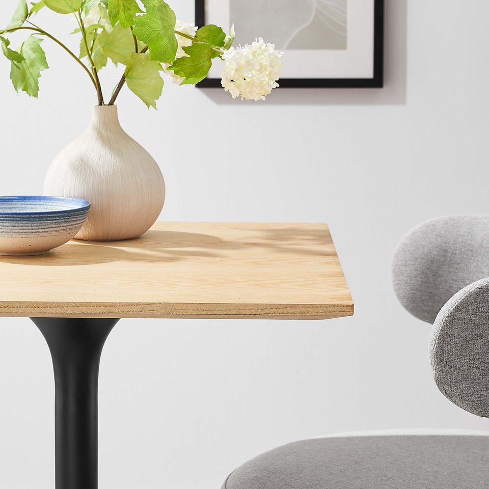 Lippa 24" Square Wood Dining Table by Modway