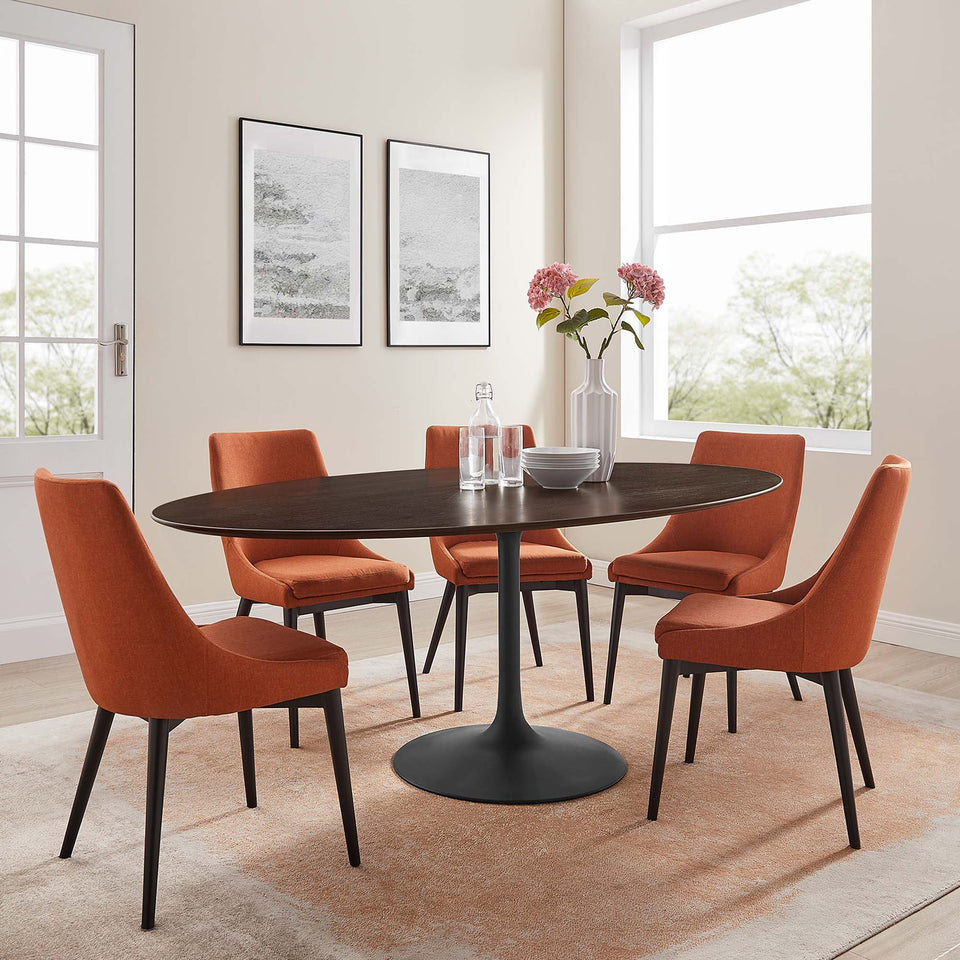 Lippa 78" Oval Wood Dining Table by Modway