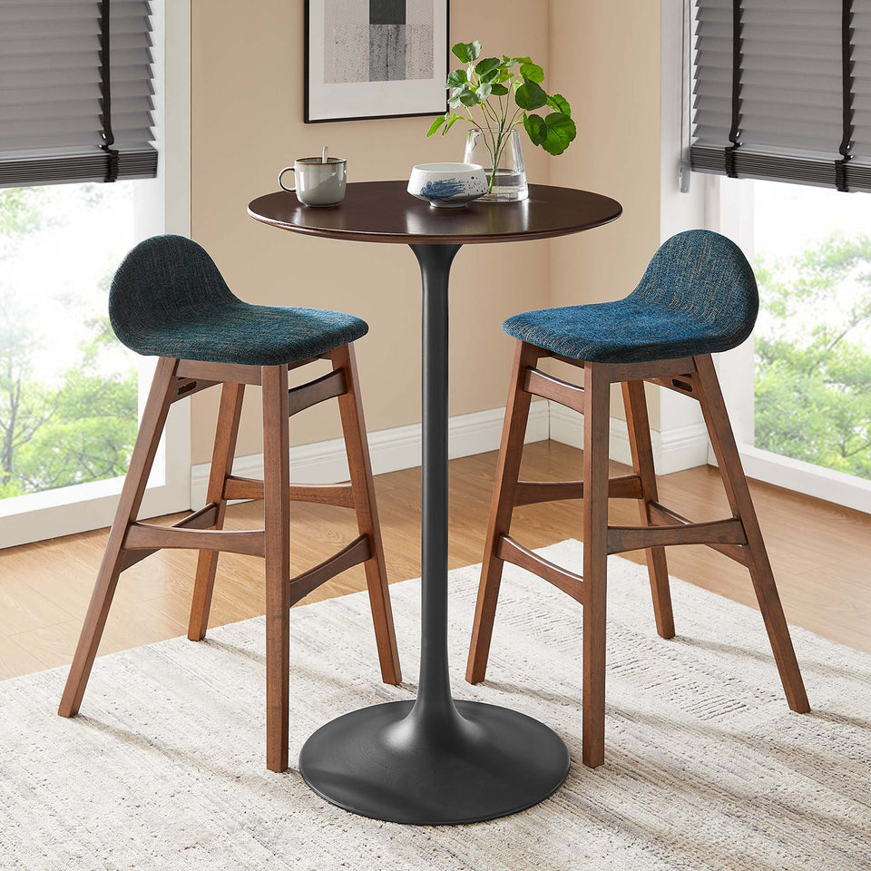 Lippa 28" Round Wood Bar Table by Modway
