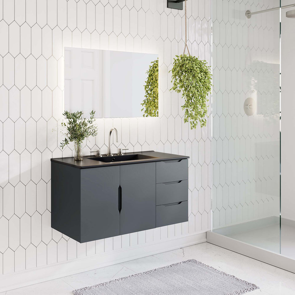 Vitality 36" Bathroom Vanity Cabinet (Sink Basin Not Included) by Modway