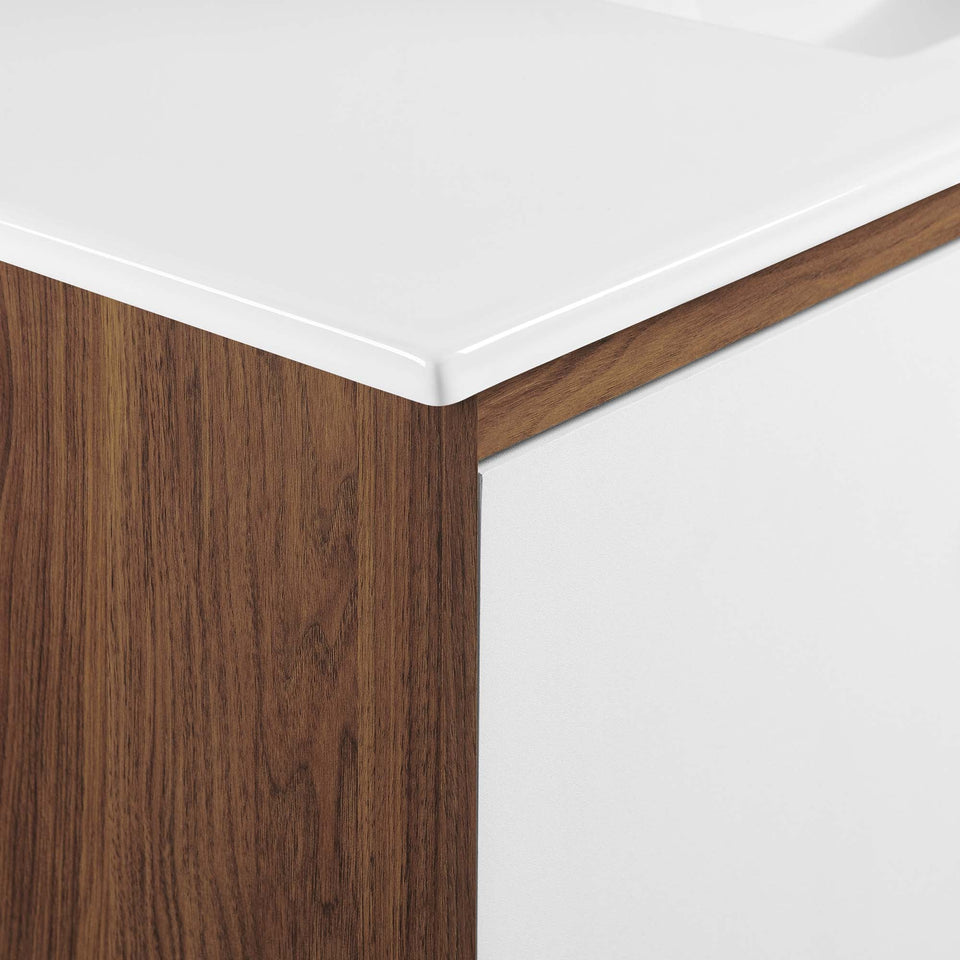 Transmit Wall-Mount Bathroom Vanity Basin Included by Modway