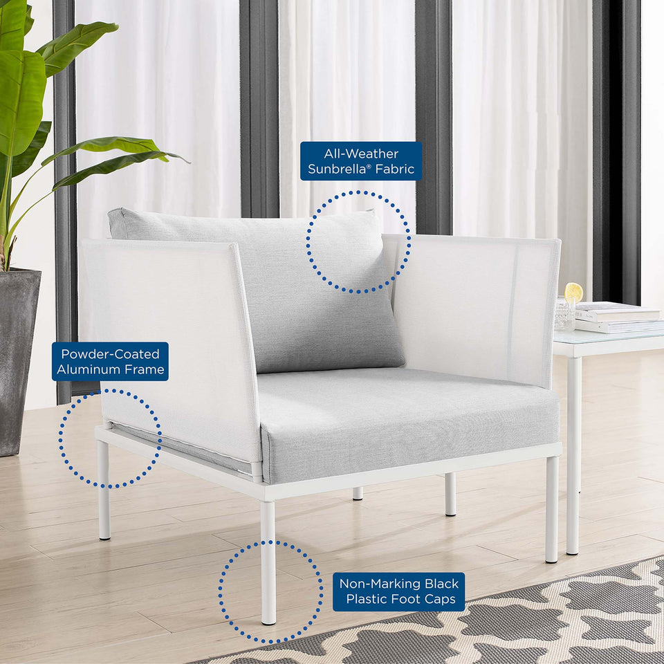 Harmony Sunbrella® Outdoor Aluminum Armchair by Modway