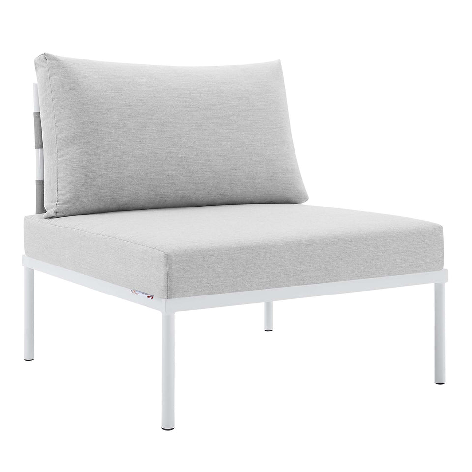Harmony Sunbrella® Outdoor Patio Aluminum Armless Chair by Modway