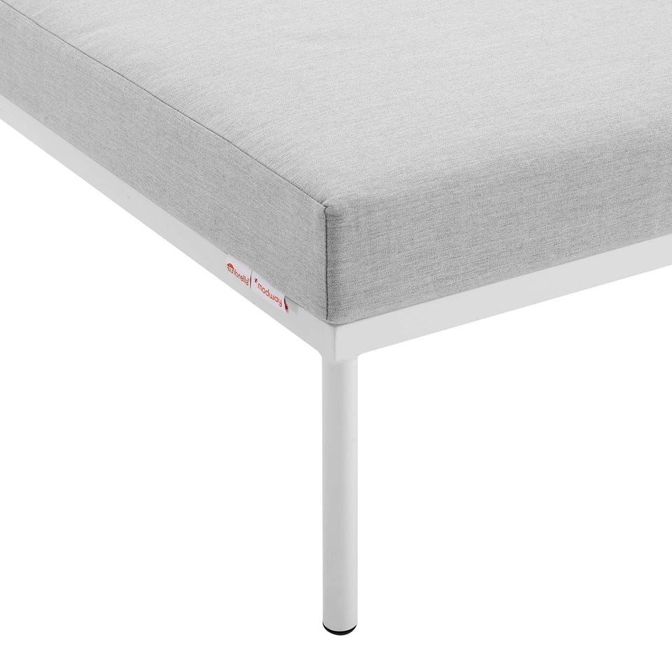 Harmony Sunbrella® Outdoor Patio Aluminum Ottoman by Modway