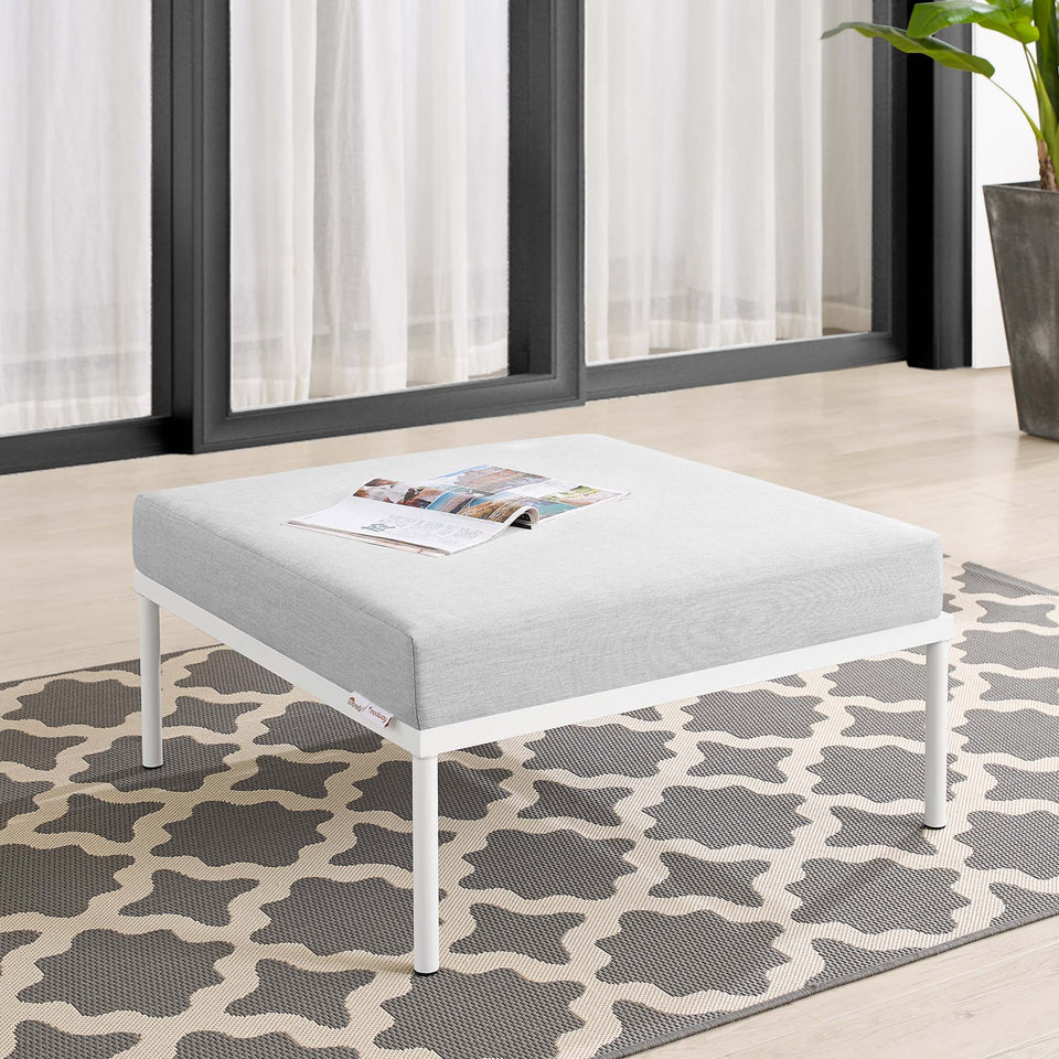 Harmony Sunbrella® Outdoor Patio Aluminum Ottoman by Modway
