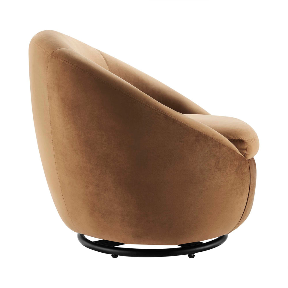 Buttercup Performance Velvet Swivel Chair by Modway