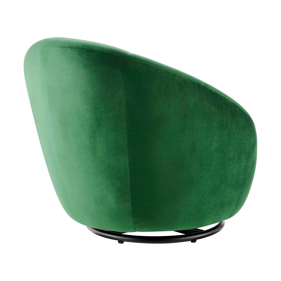Buttercup Performance Velvet Swivel Chair by Modway