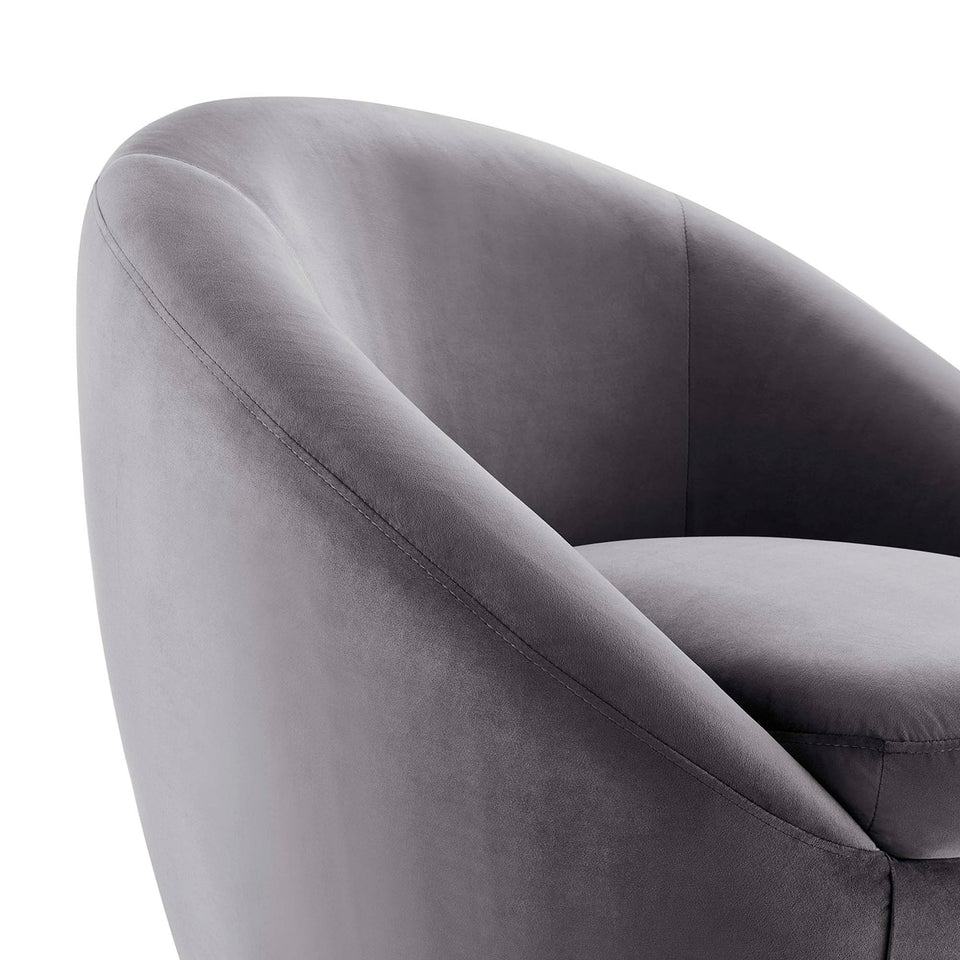 Buttercup Performance Velvet Swivel Chair by Modway