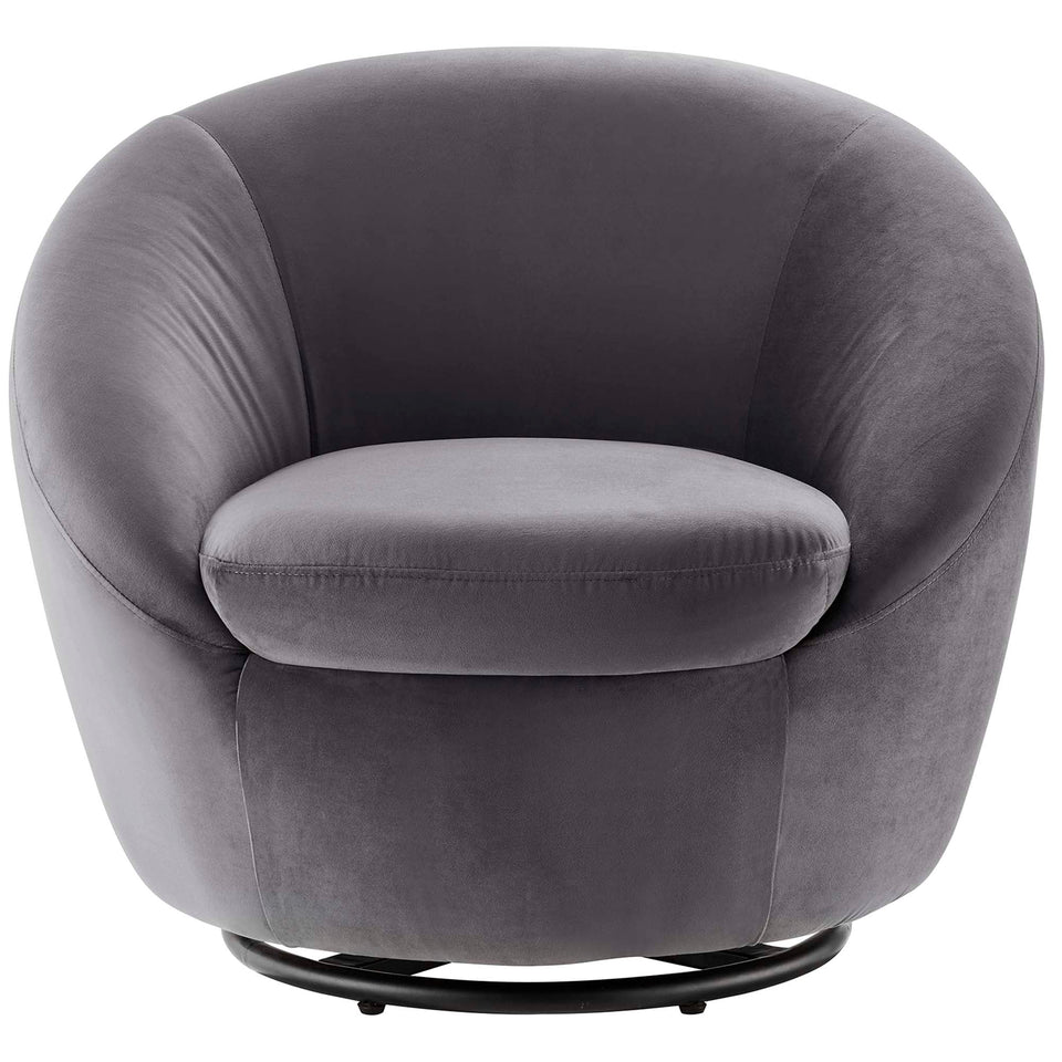Buttercup Performance Velvet Swivel Chair by Modway