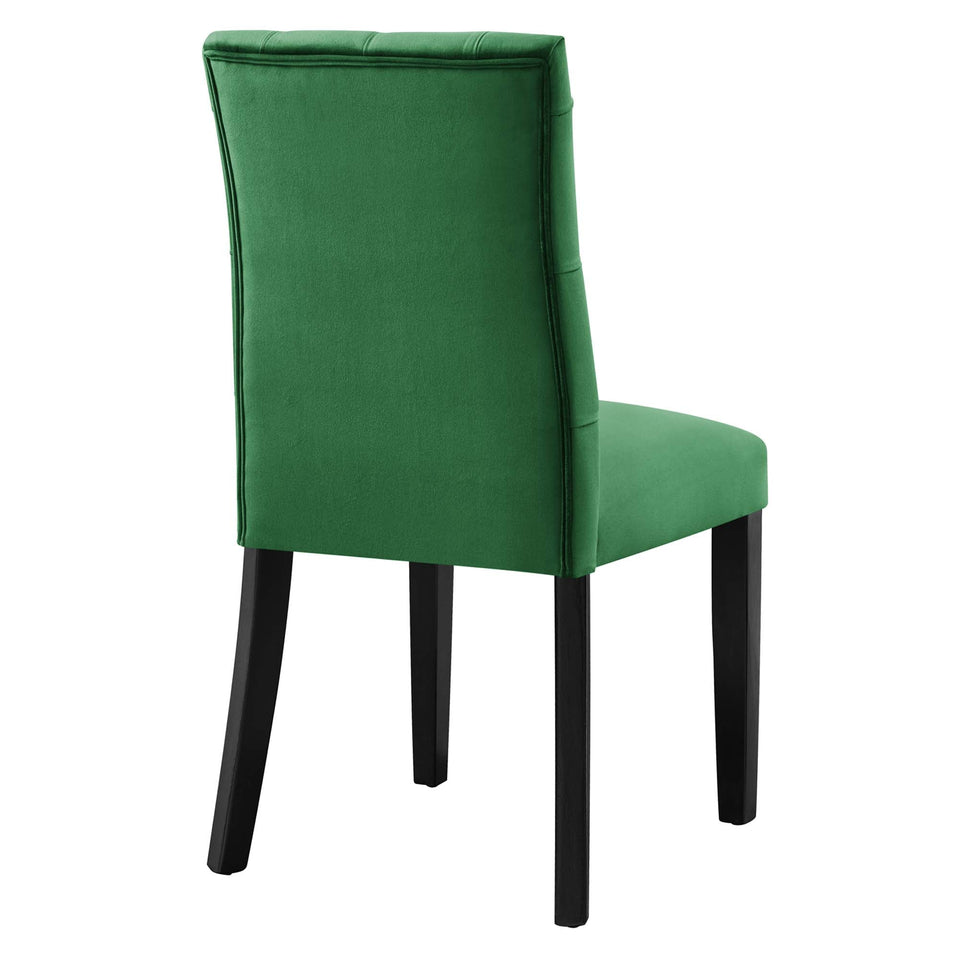 Duchess Performance Velvet Dining Chairs Set of 2 by Modway