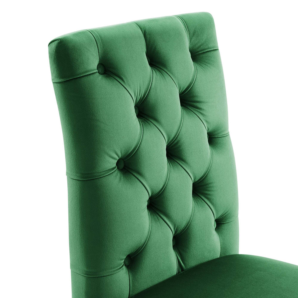 Duchess Performance Velvet Dining Chairs Set of 2 by Modway
