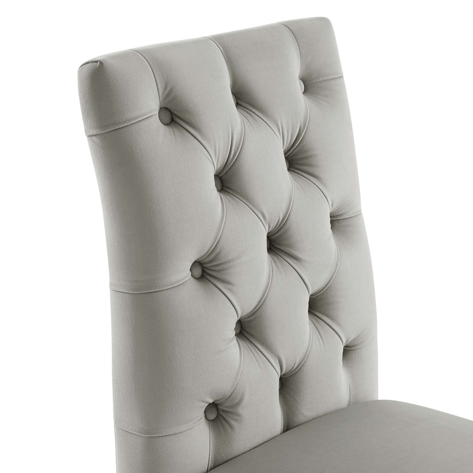 Duchess Performance Velvet Dining Chairs Set of 2 by Modway