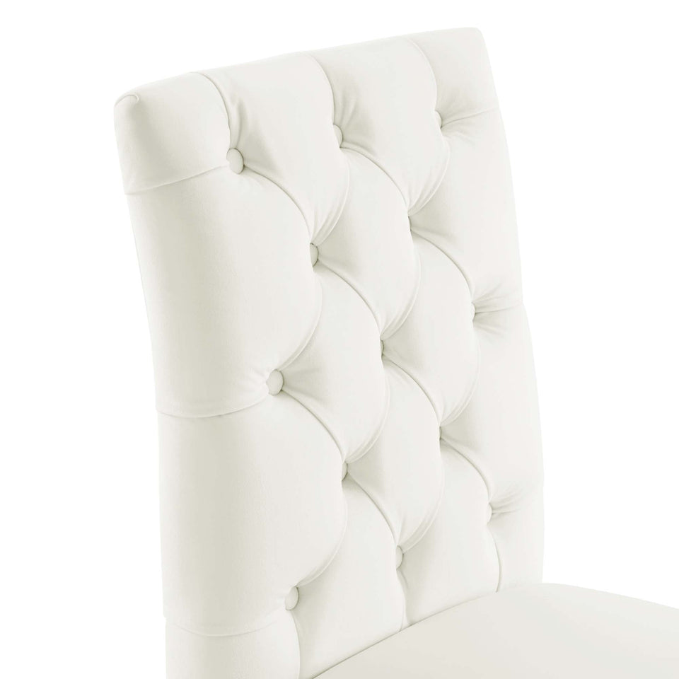 Duchess Performance Velvet Dining Chairs Set of 2 by Modway