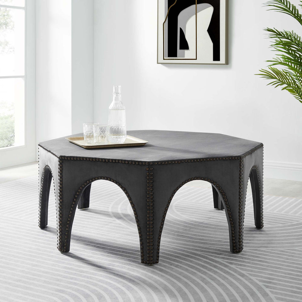 Victory Performance Velvet Ottoman by Modway