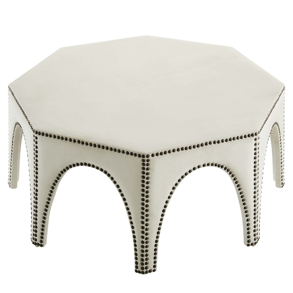Victory Performance Velvet Ottoman by Modway
