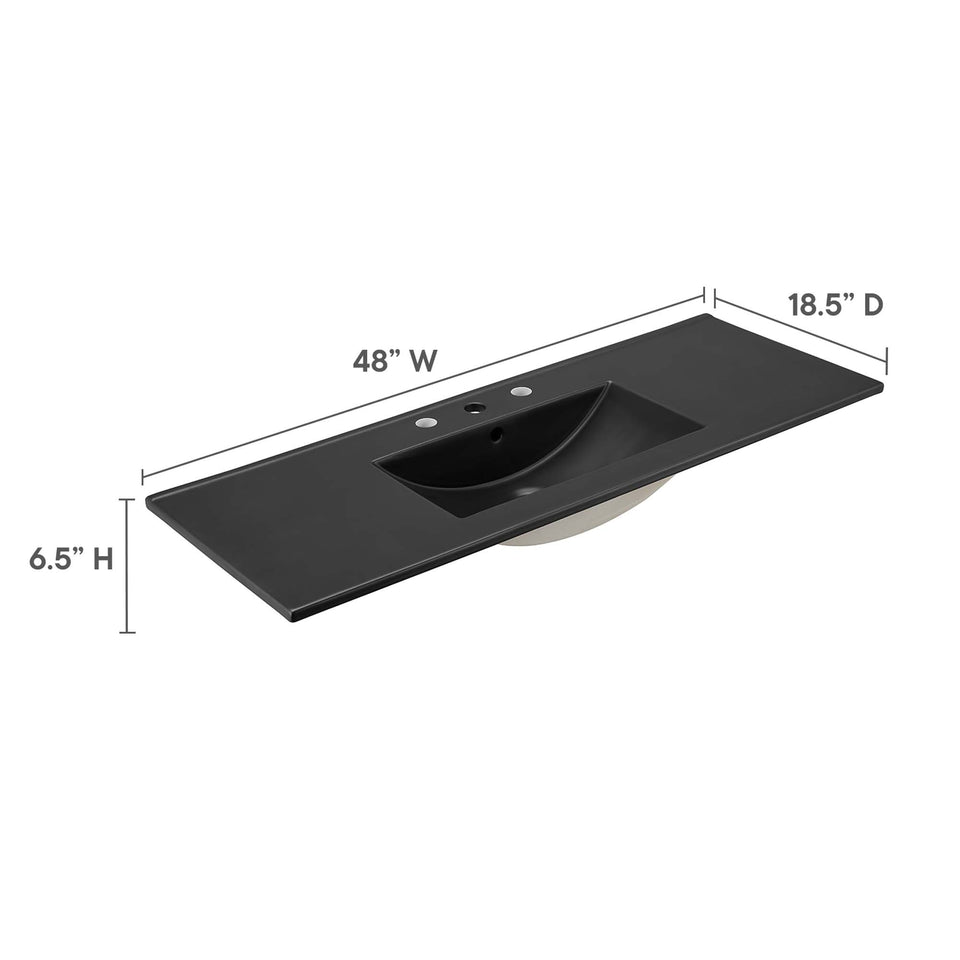 Energize Bathroom Vanity Basin Included by Modway