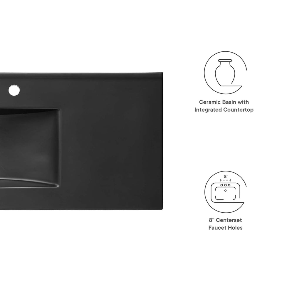 Energize Bathroom Vanity Basin Included by Modway