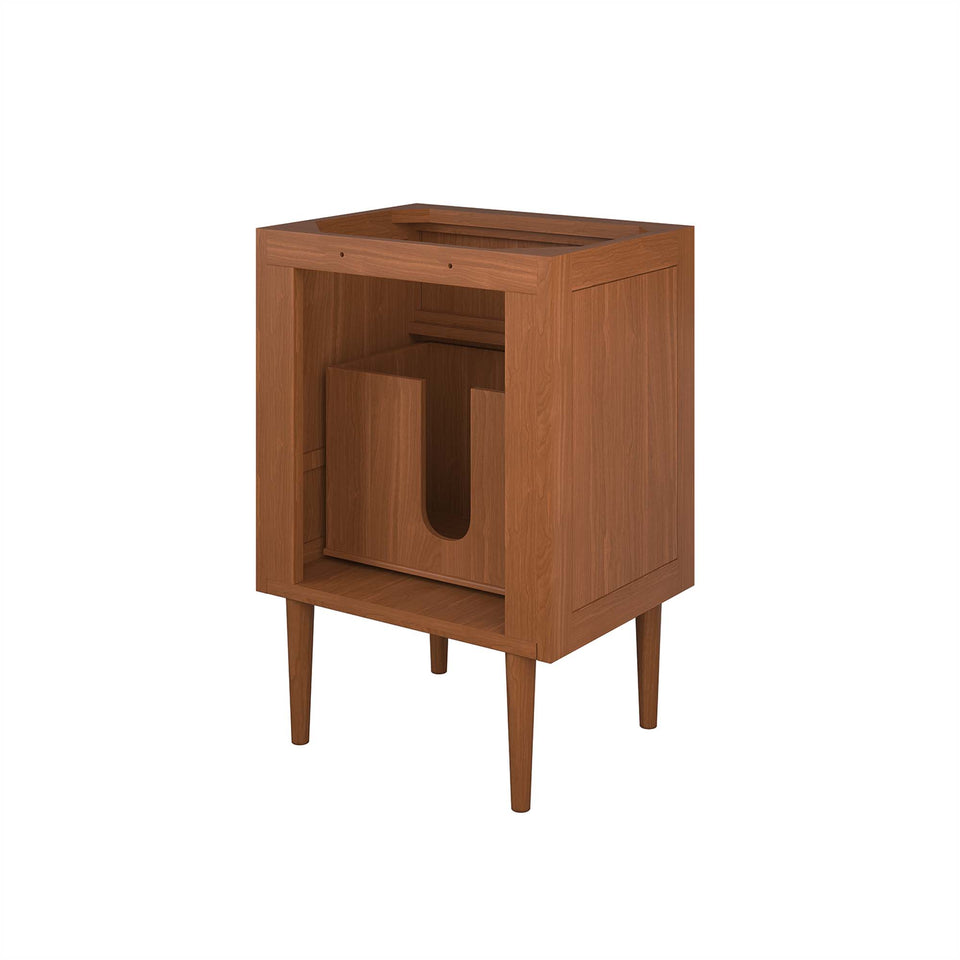 Cassia 24" Teak Wood Bathroom Vanity Cabinet (Sink Basin Not Included) by Modway