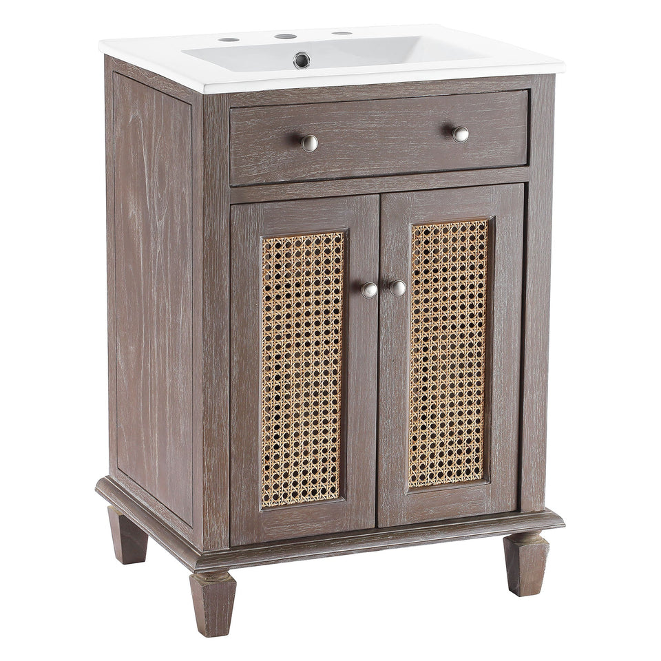 Lilo Bathroom Vanity Basin Included by Modway