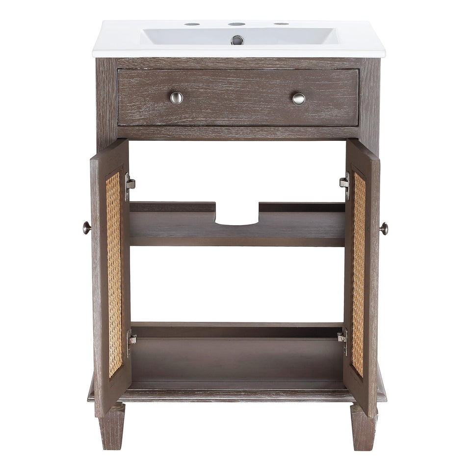 Lilo Bathroom Vanity Basin Included by Modway