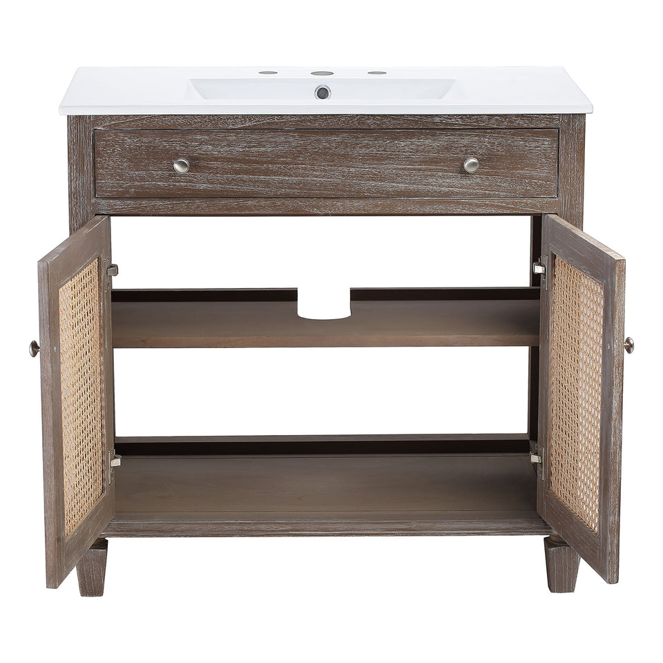 Lilo Bathroom Vanity Basin Included by Modway