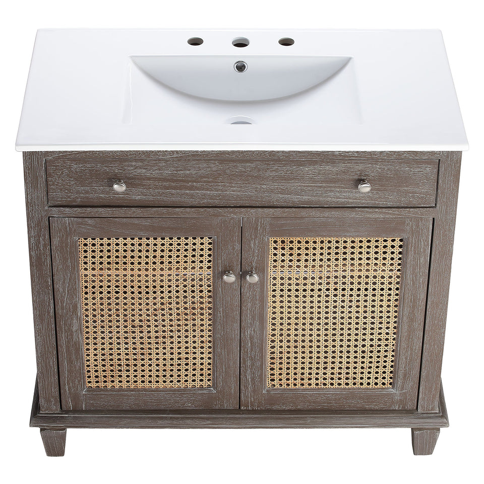 Lilo Bathroom Vanity Basin Included by Modway