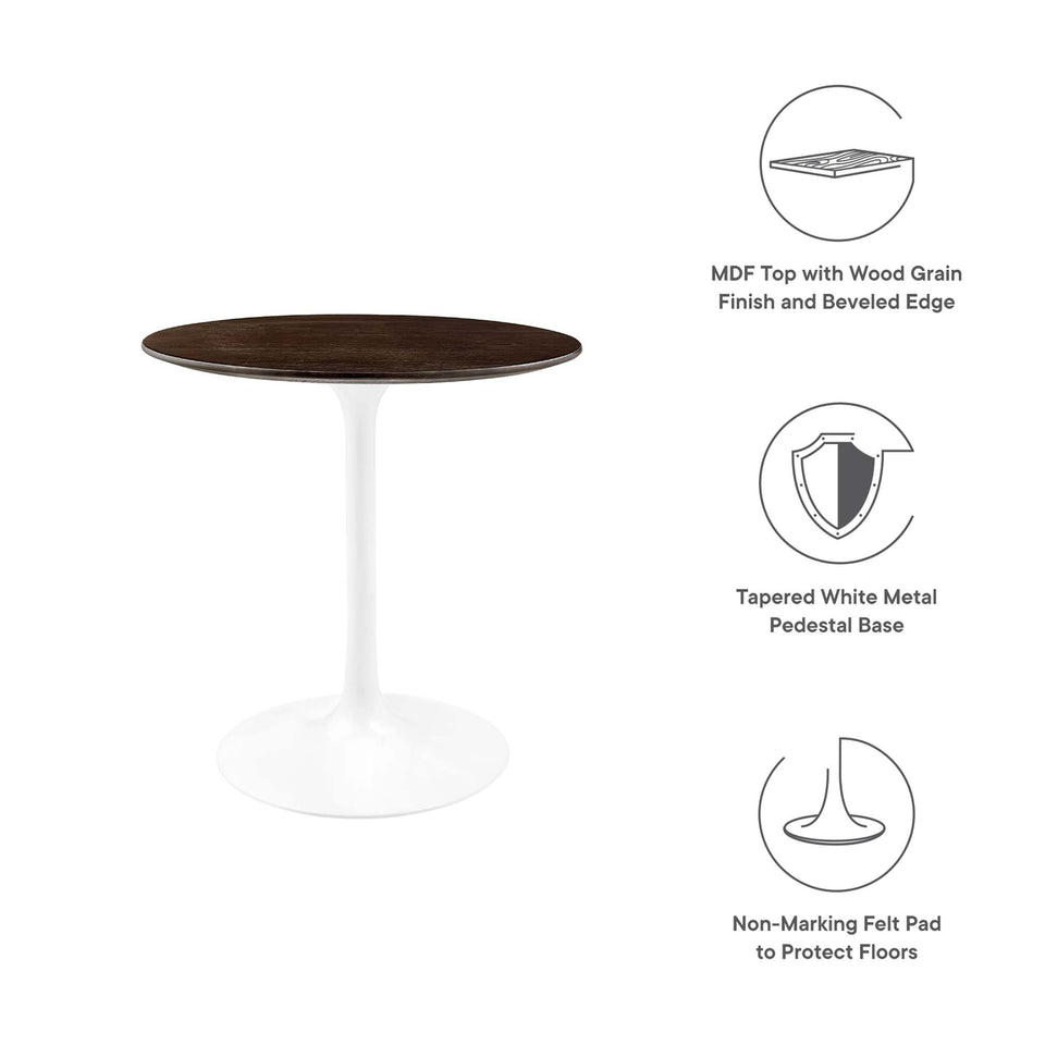 Lippa 28" Round Wood Dining Table by Modway