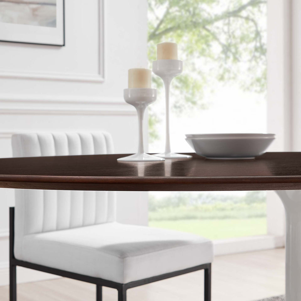 Lippa 78" Oval Wood Dining Table by Modway