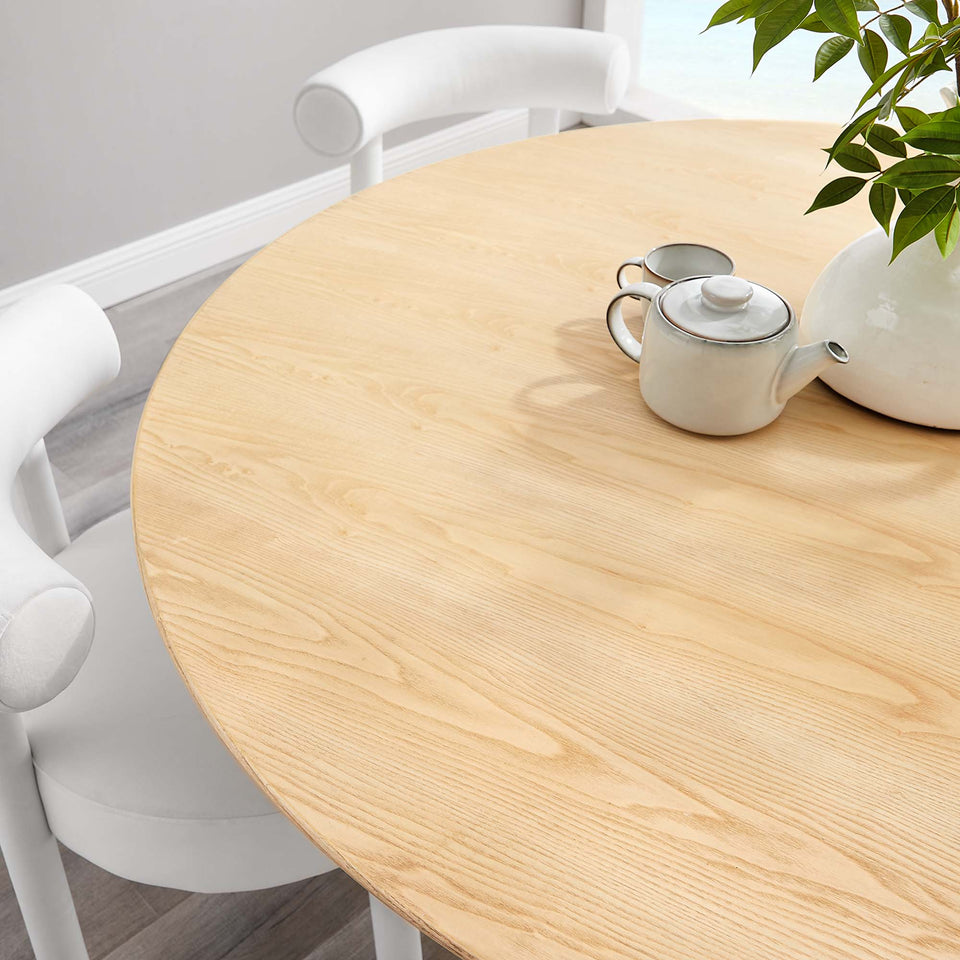 Lippa 60" Round Wood Dining Table by Modway