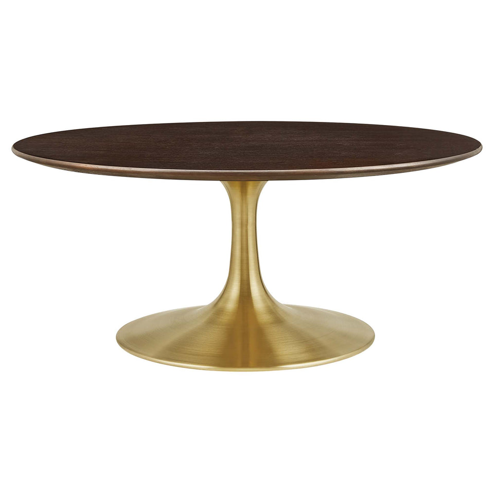 Lippa 36" Round Wood Coffee Table by Modway