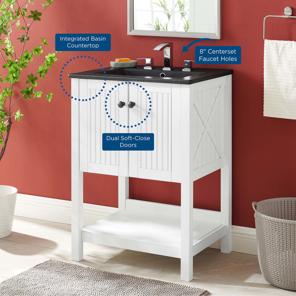 Steam Bathroom Vanity Basin Included by Modway