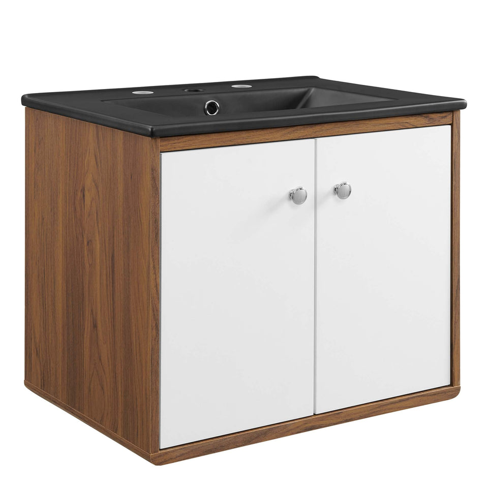 Transmit Wall-Mount Bathroom Vanity Basin Included by Modway