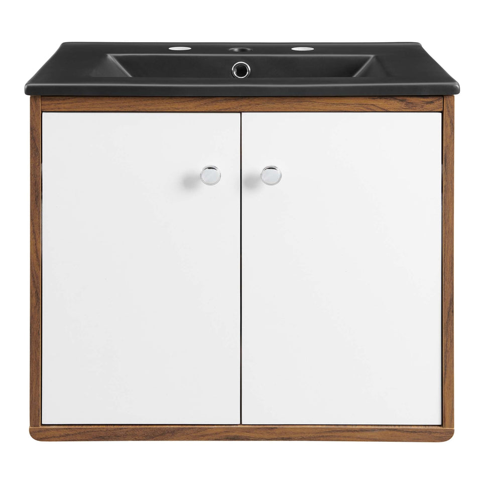 Transmit Wall-Mount Bathroom Vanity Basin Included by Modway