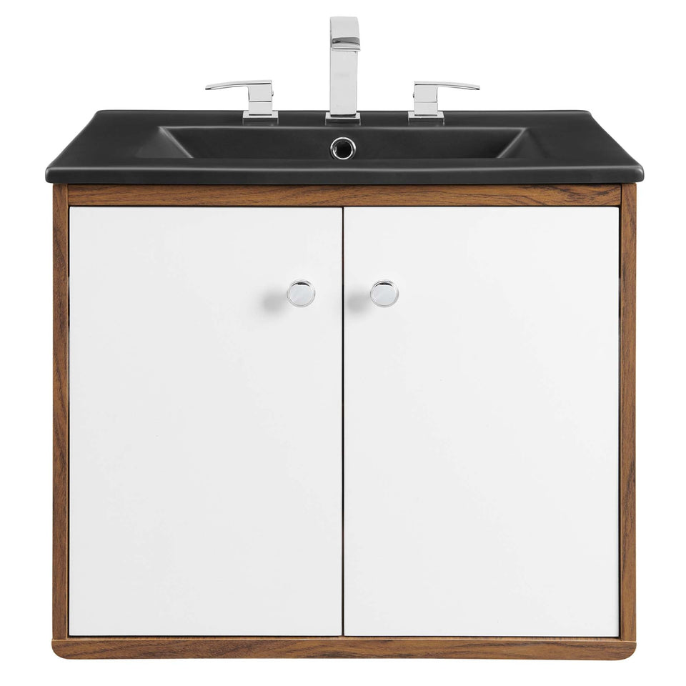 Transmit Wall-Mount Bathroom Vanity Basin Included by Modway