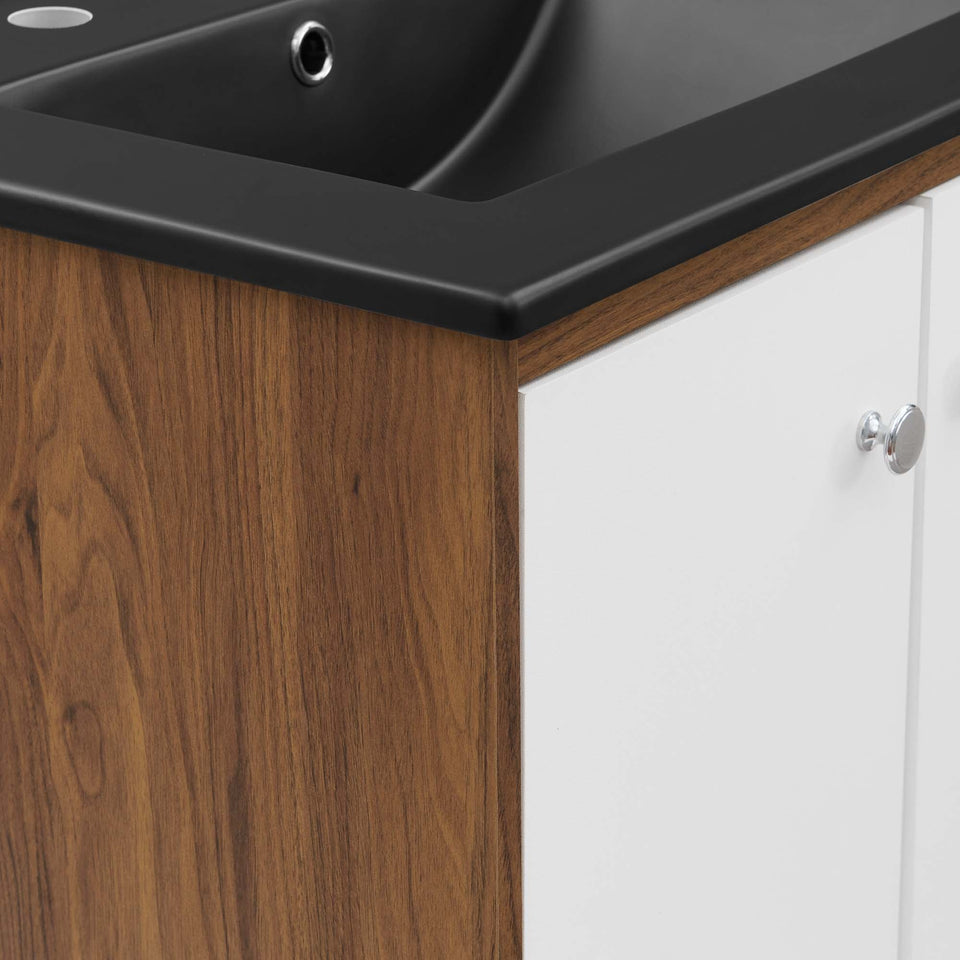 Transmit Wall-Mount Bathroom Vanity Basin Included by Modway