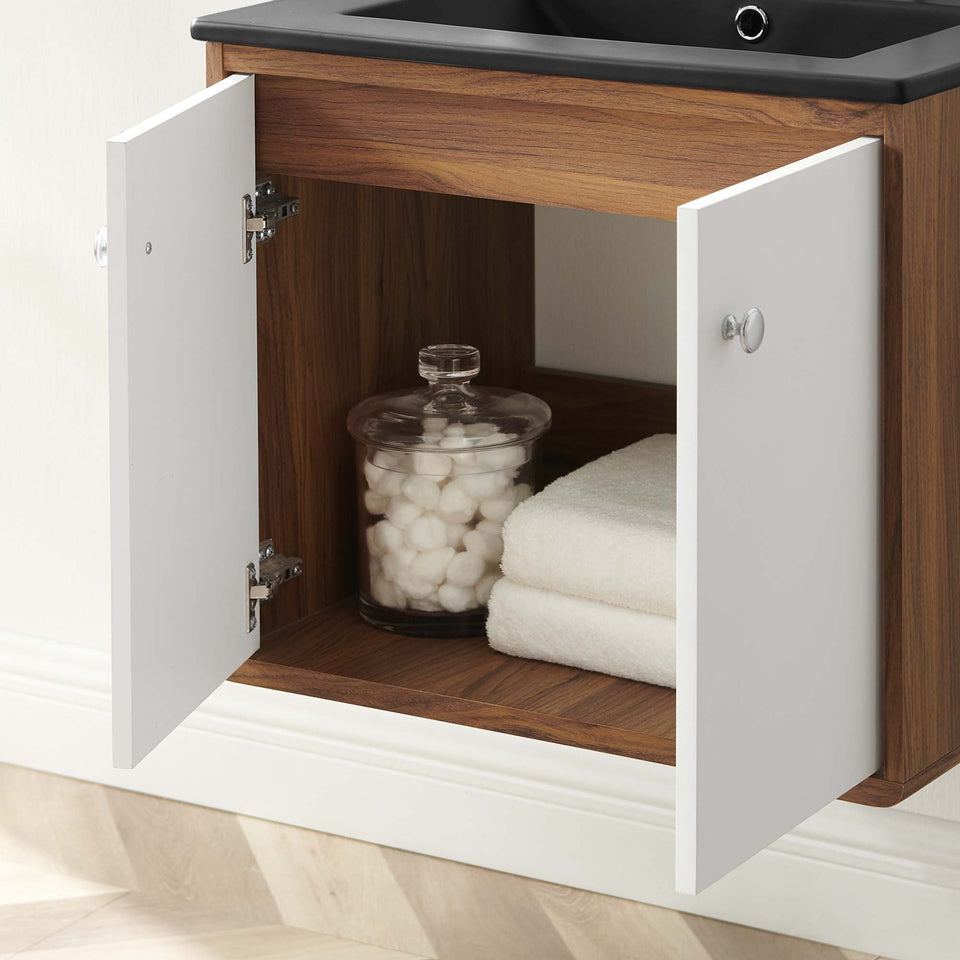 Transmit Wall-Mount Bathroom Vanity Basin Included by Modway