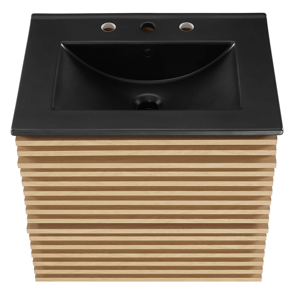 Render 24" Wall-Mount Bathroom Vanity by Modway