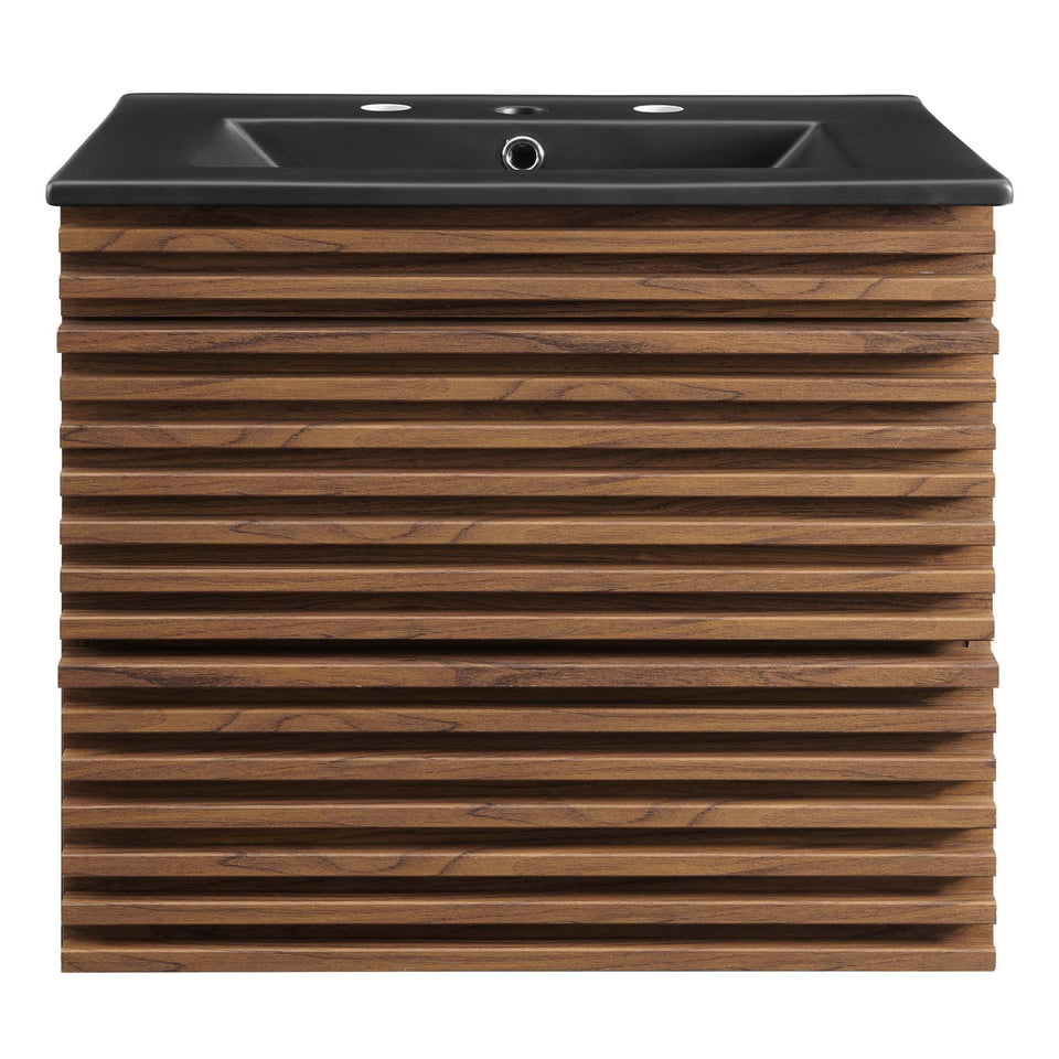 Render 24" Wall-Mount Bathroom Vanity by Modway