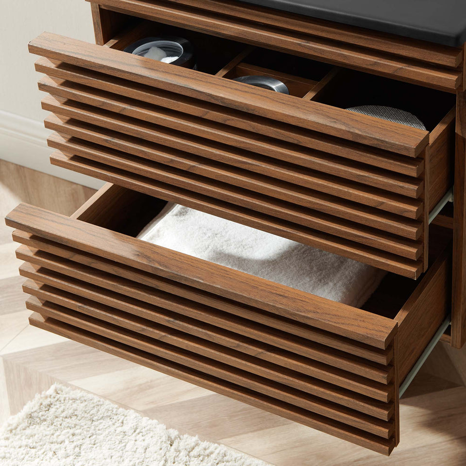 Render 24" Wall-Mount Bathroom Vanity by Modway