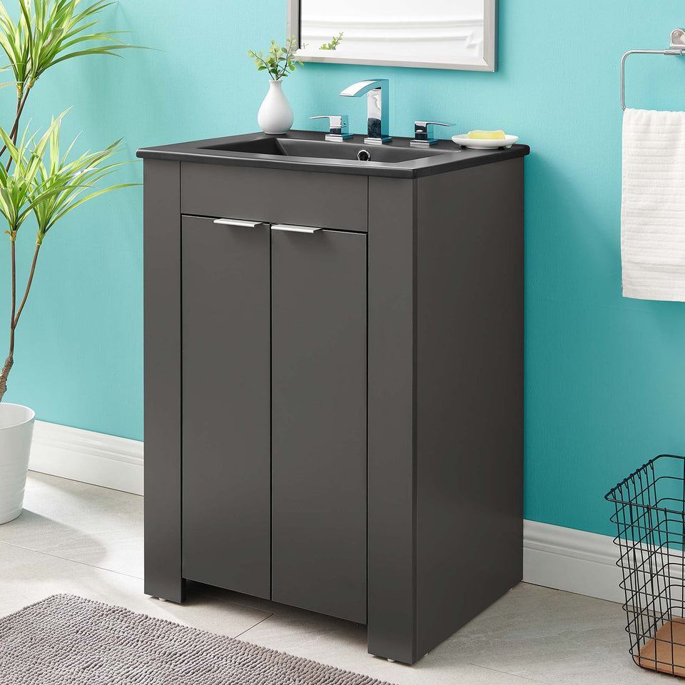 Maybelle Bathroom Vanity Basin Included by Modway