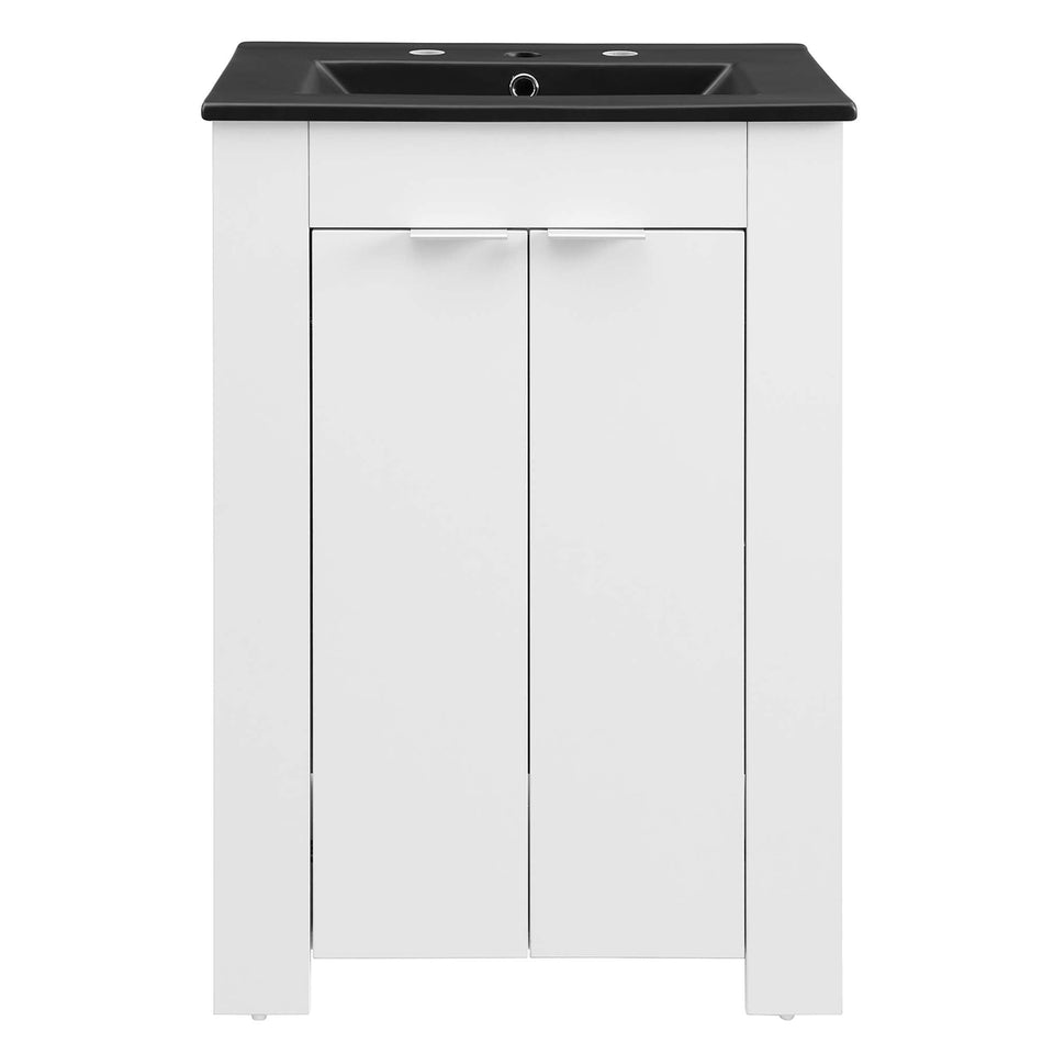 Maybelle Bathroom Vanity Basin Included by Modway