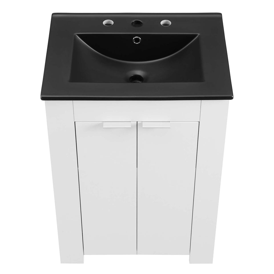Maybelle Bathroom Vanity Basin Included by Modway