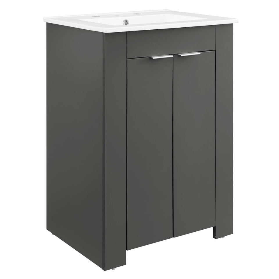 Maybelle Bathroom Vanity Basin Included by Modway