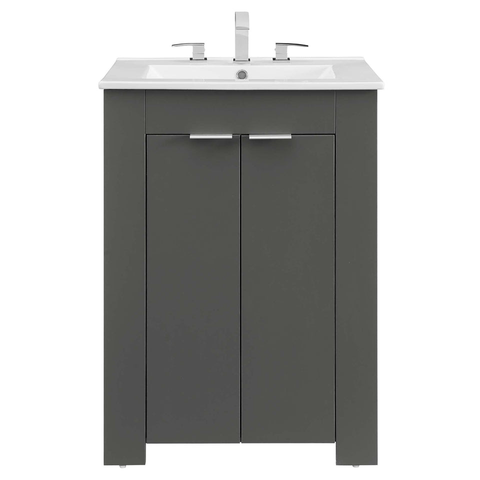 Maybelle Bathroom Vanity Basin Included by Modway