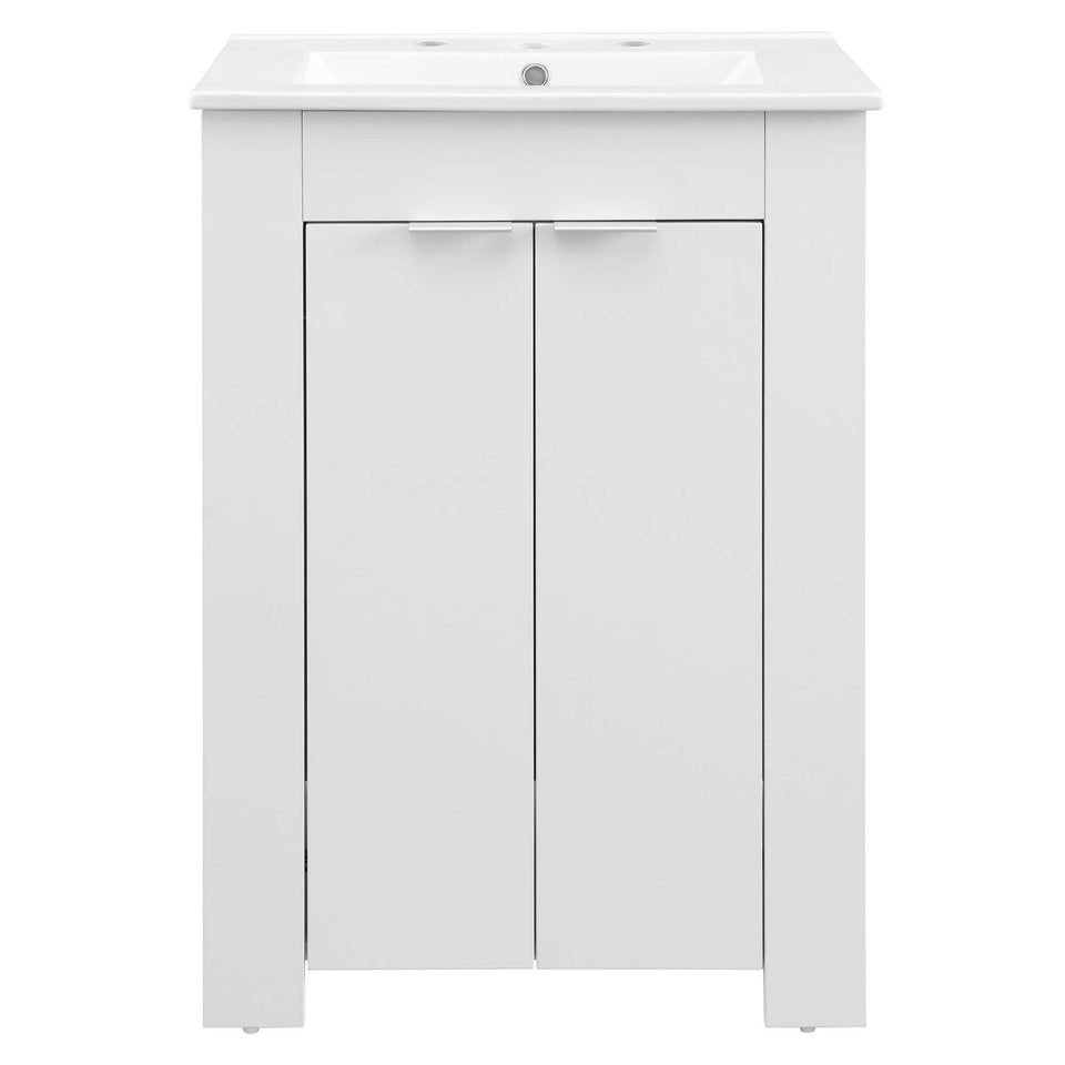 Maybelle Bathroom Vanity Basin Included by Modway