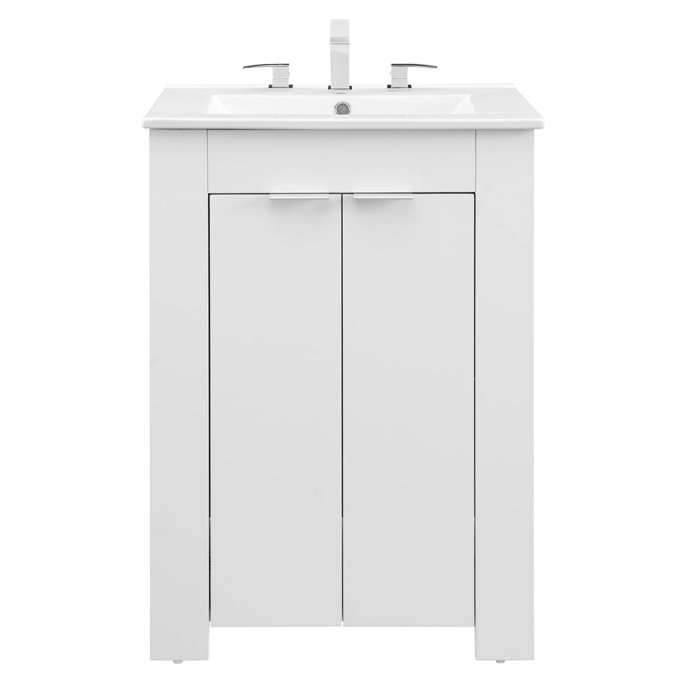 Maybelle Bathroom Vanity Basin Included by Modway