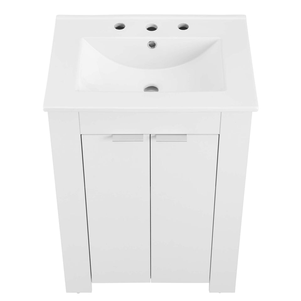 Maybelle Bathroom Vanity Basin Included by Modway