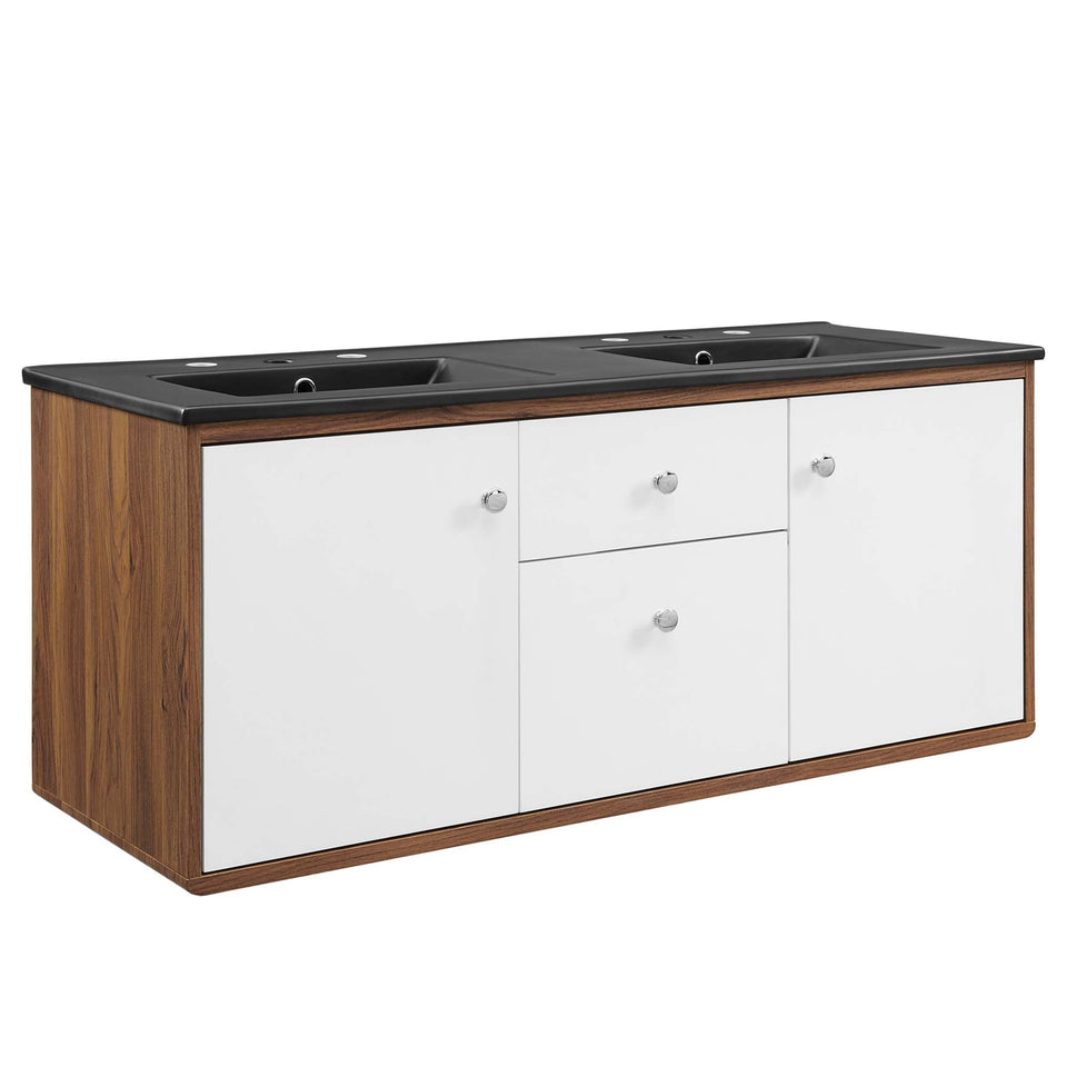 Transmit Wall-Mount Bathroom Vanity Basin Included by Modway