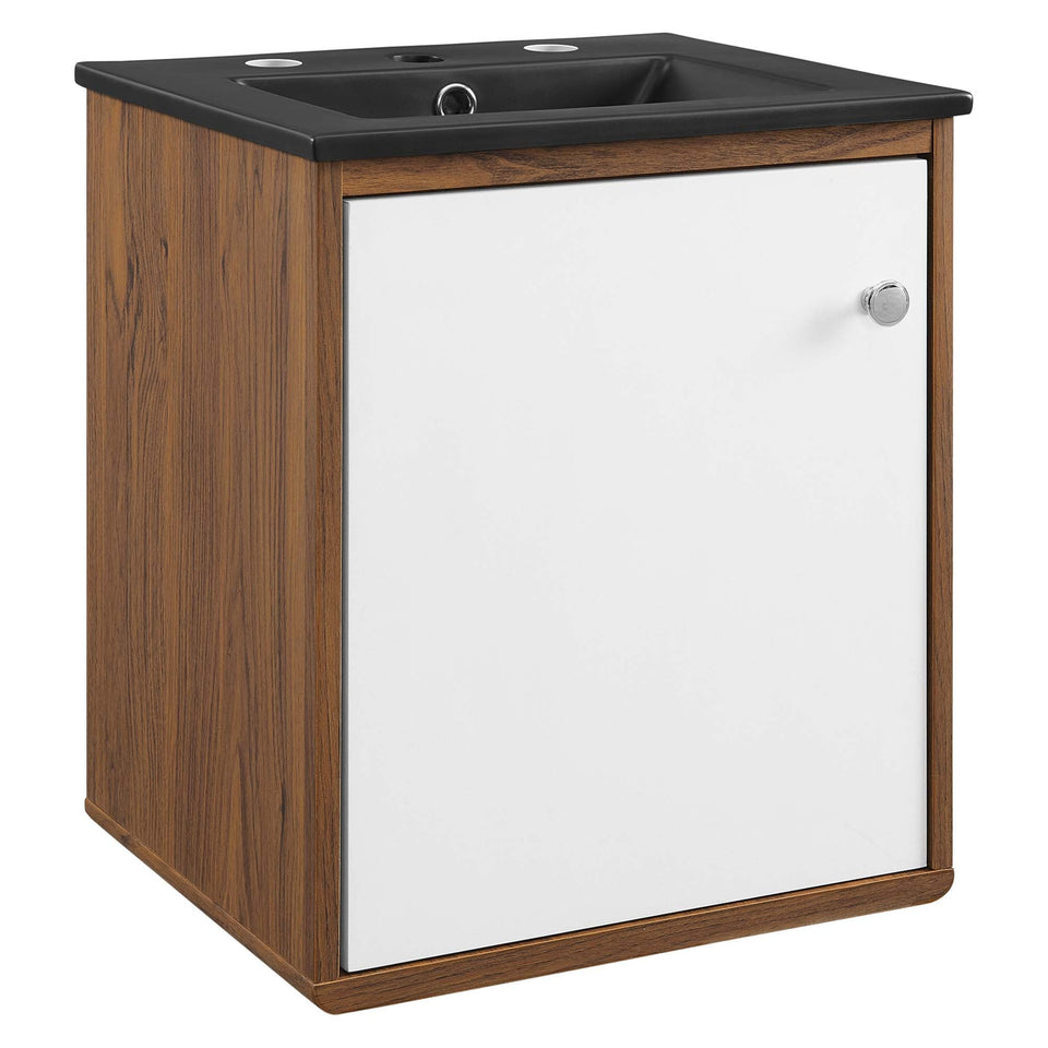 Transmit Wall-Mount Bathroom Vanity Basin Included by Modway